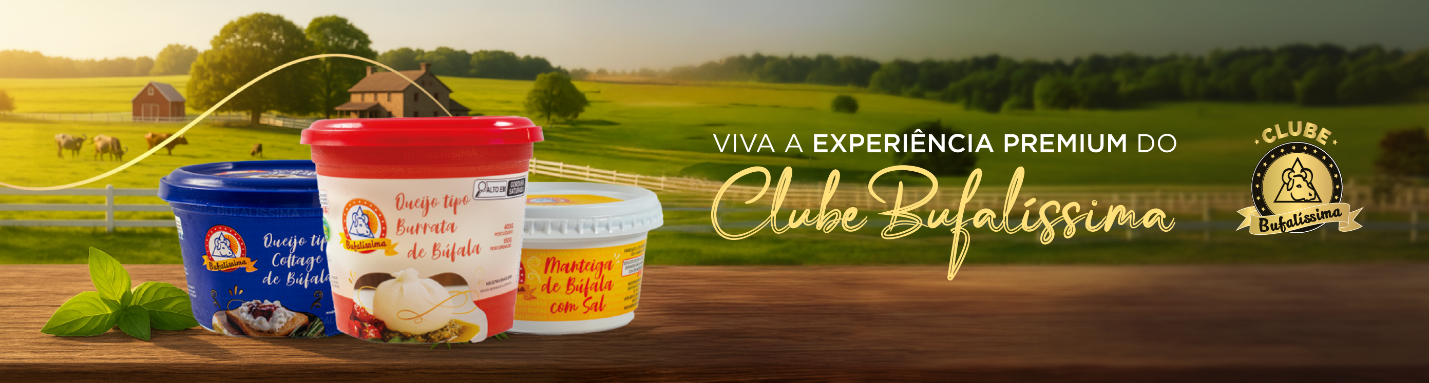 Clube Bufalíssima — assine e receba seus queijos favoritos todo mês