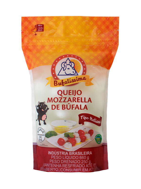 Mozzarella Bola Pequena 250g Saco